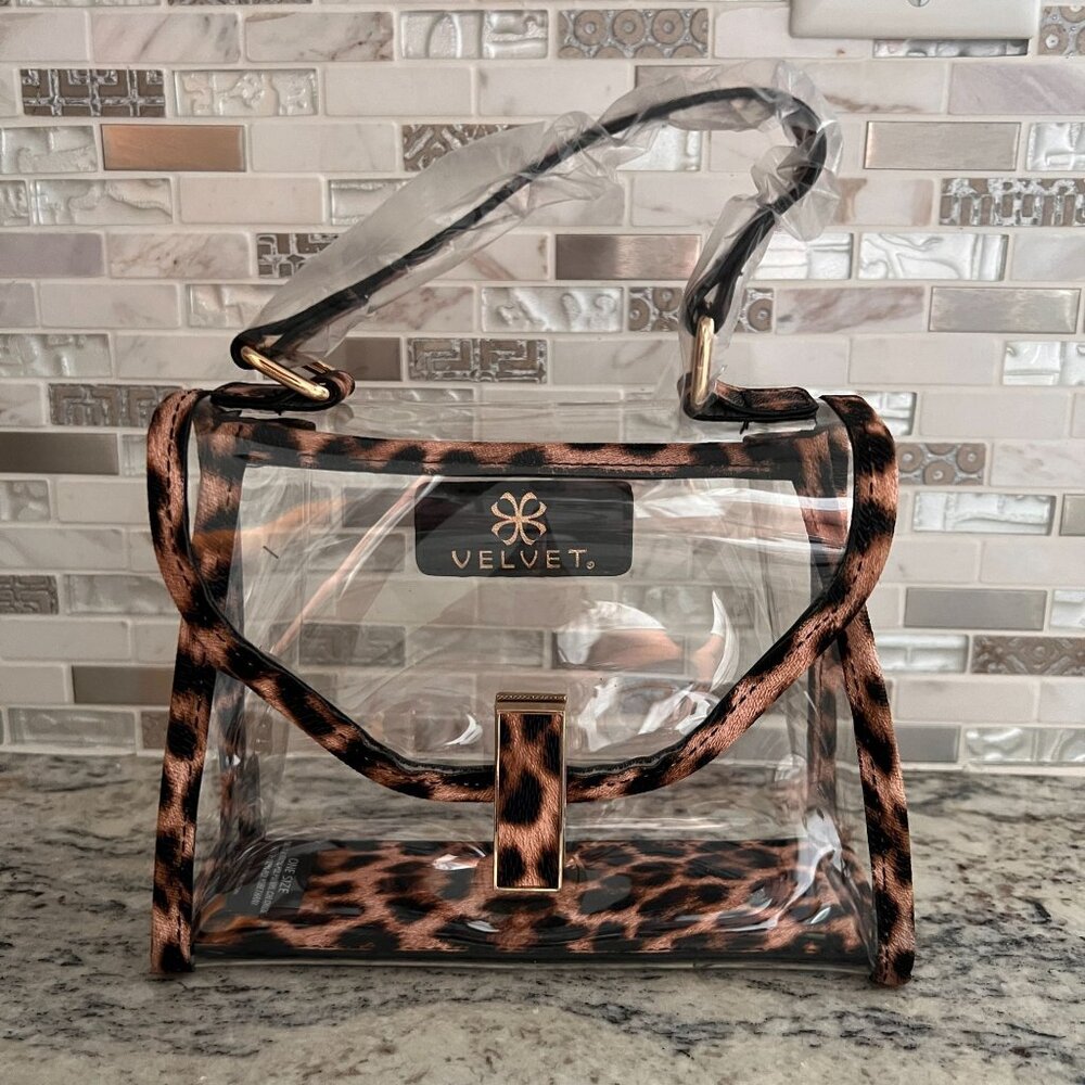 NWT Velvet Mini Bag Jane Sunglasses Clear Crossbody Set Concert Stadium … - Picture 7 of 12